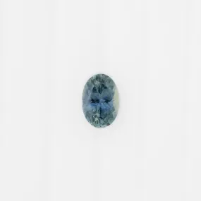 0.83ct Oval Cut Light Blue Green Montana Sapphire