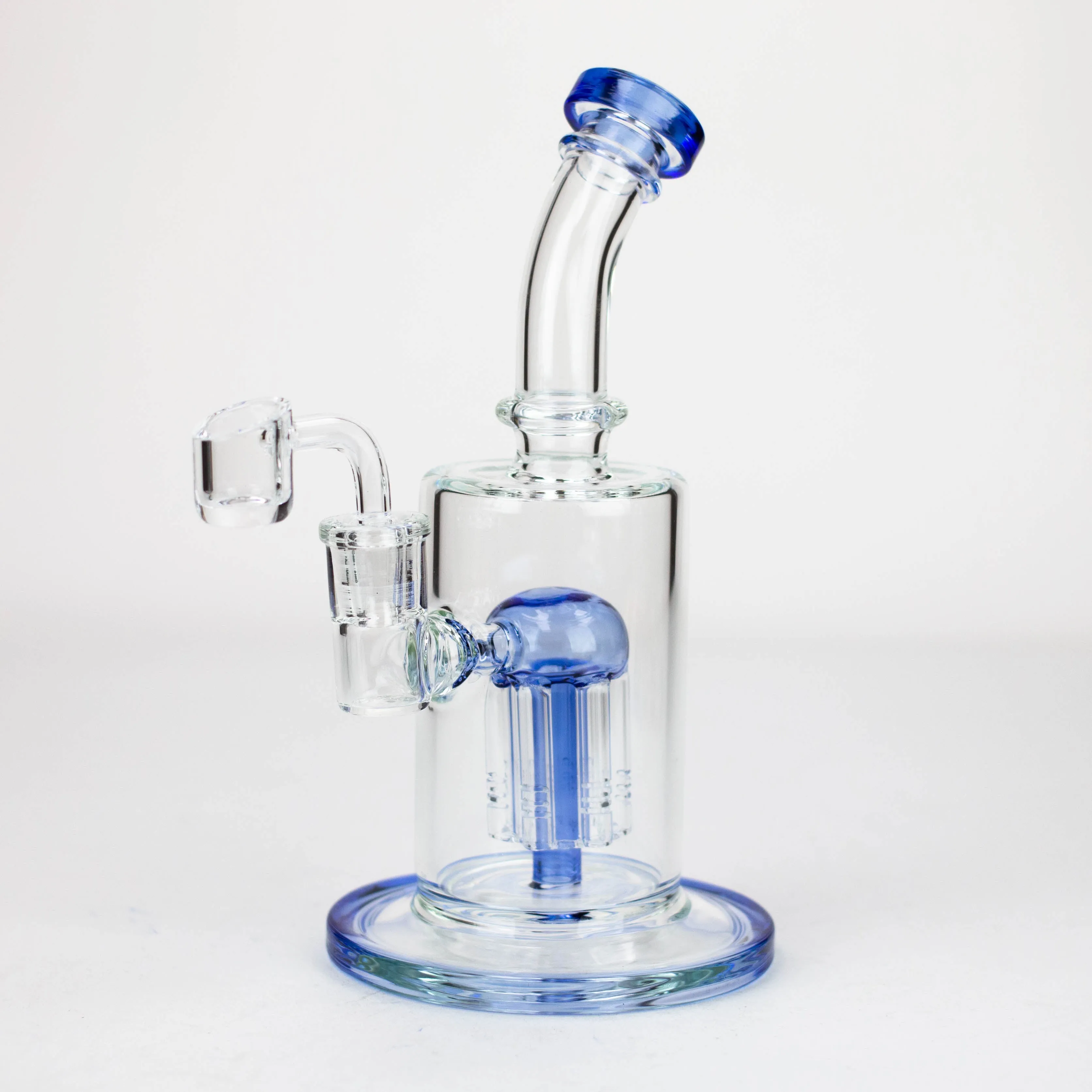 9" Dab Rig with 6-Arms Perc & Banger