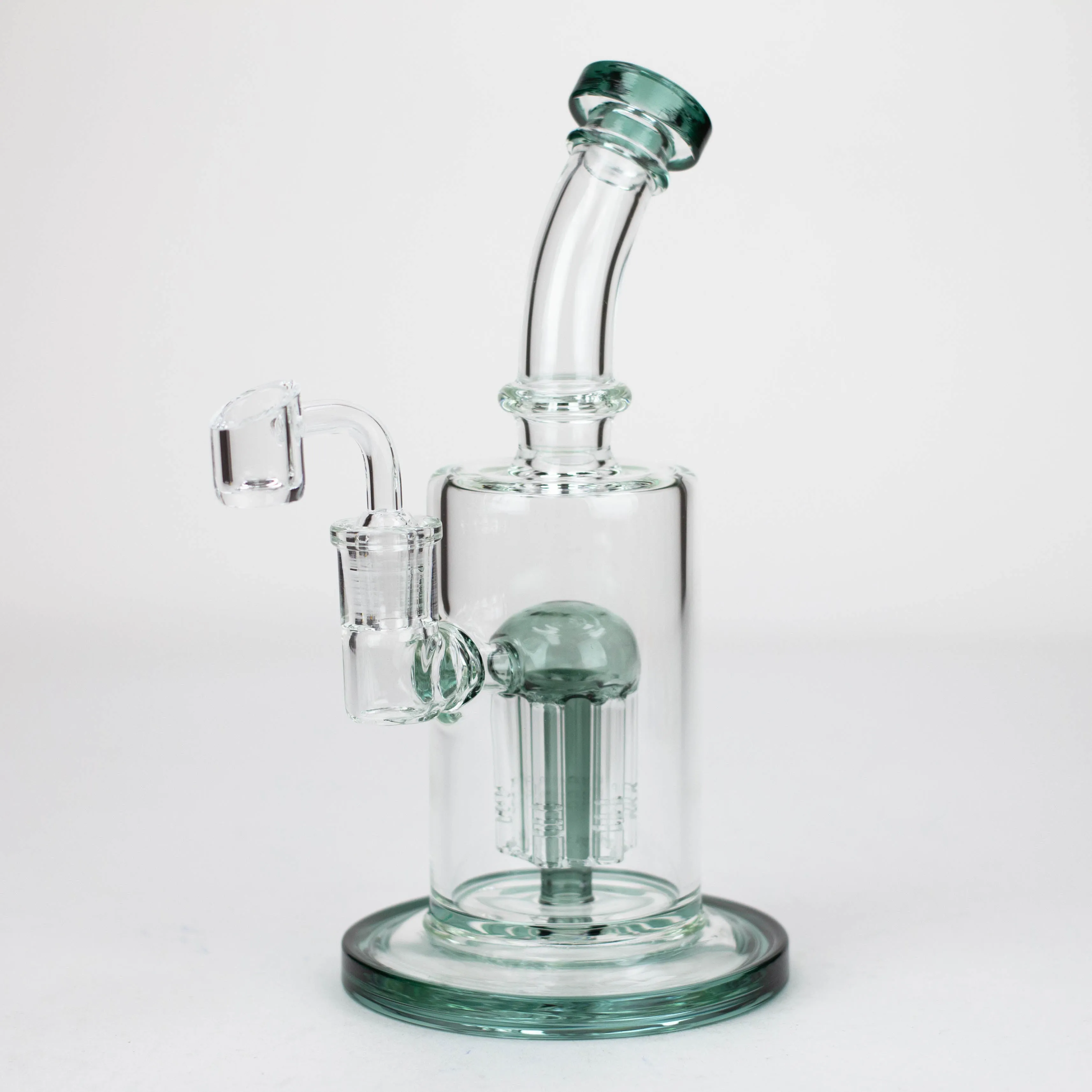 9" Dab Rig with 6-Arms Perc & Banger