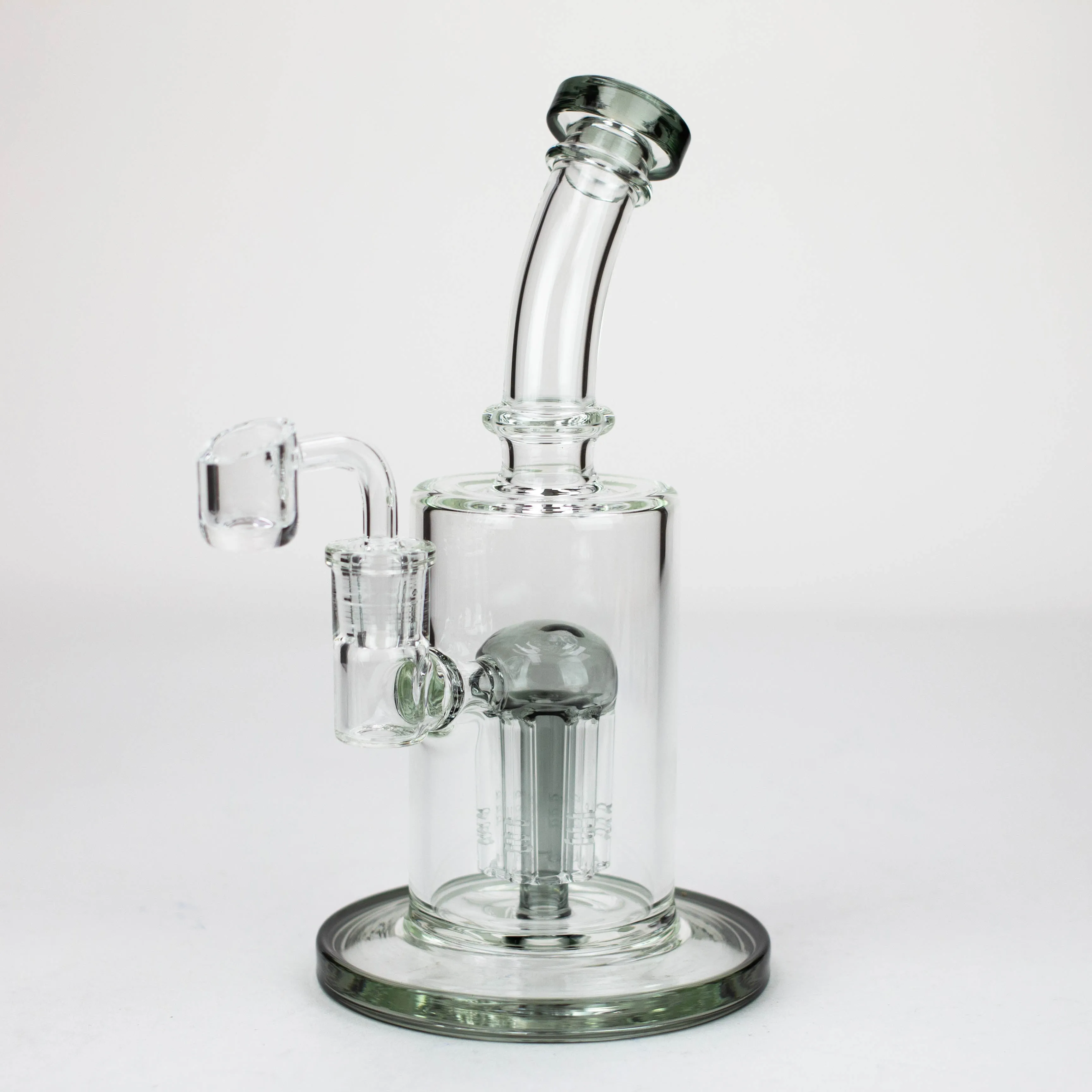 9" Dab Rig with 6-Arms Perc & Banger