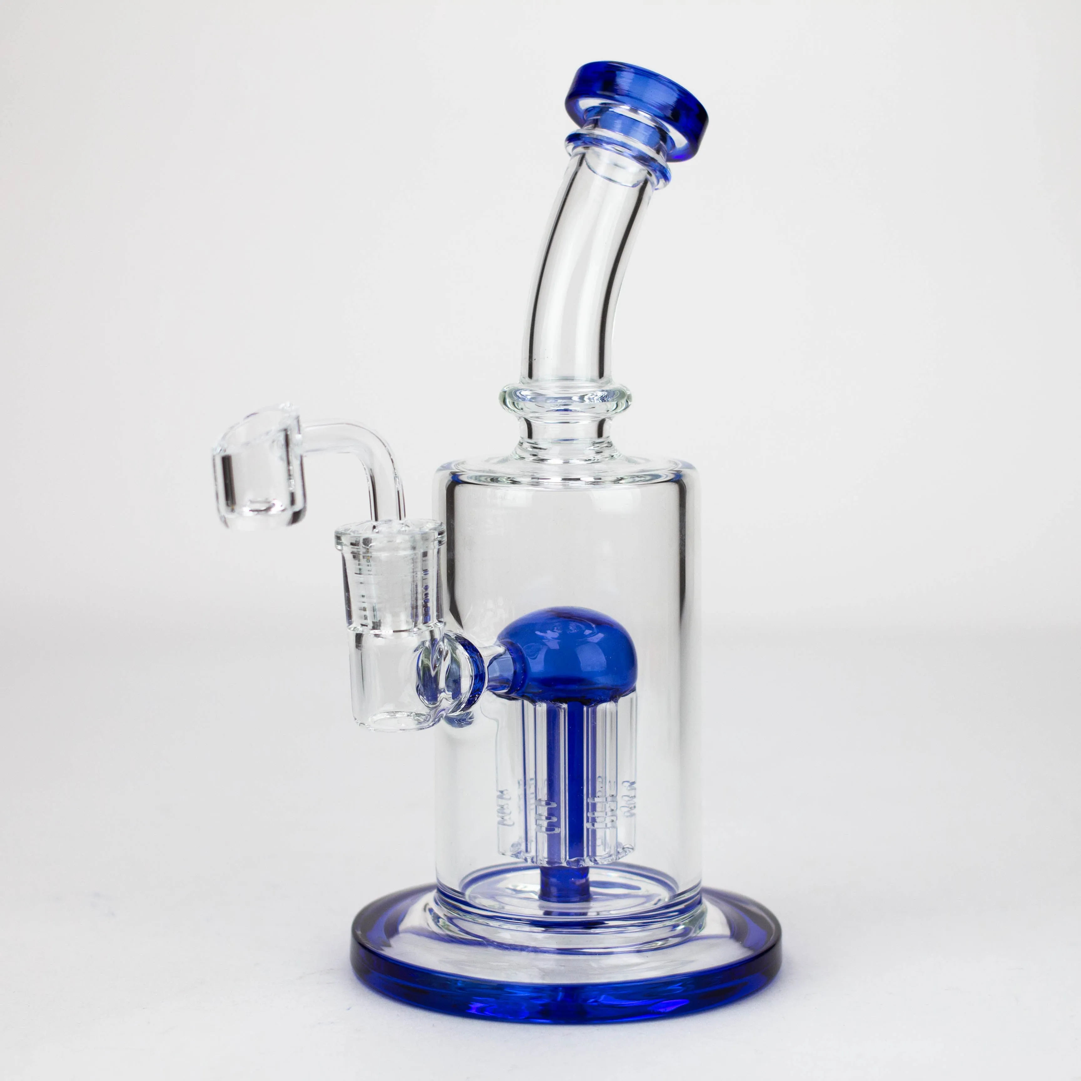 9" Dab Rig with 6-Arms Perc & Banger