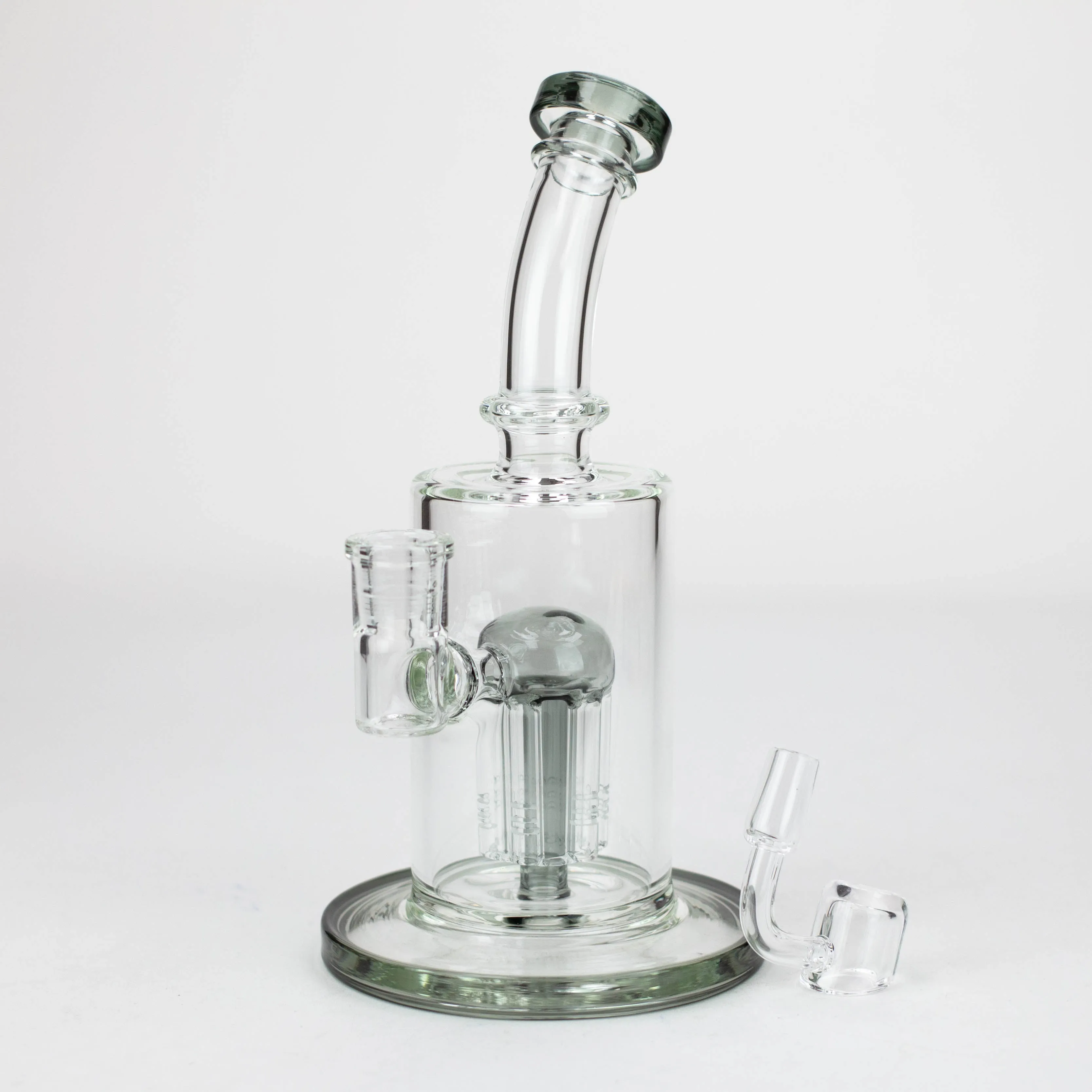 9" Dab Rig with 6-Arms Perc & Banger