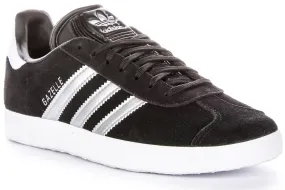 Adidas Gazelle In Black Silver For Women