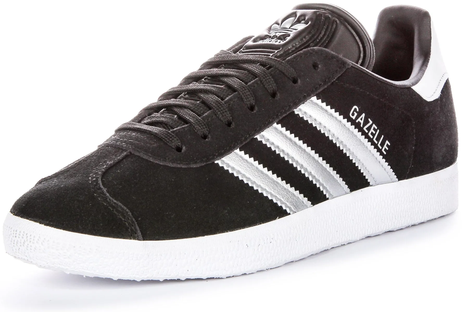 Adidas Gazelle In Black Silver For Women