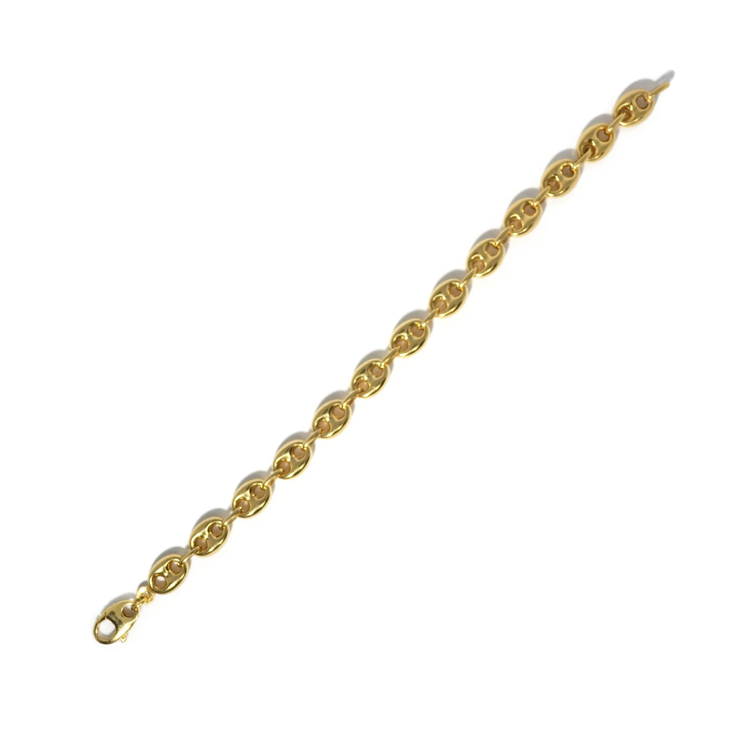 AFJ Gold Collection - Anchor Link Bracelet, Yellow Gold