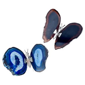 Agate Butterfly Set #124