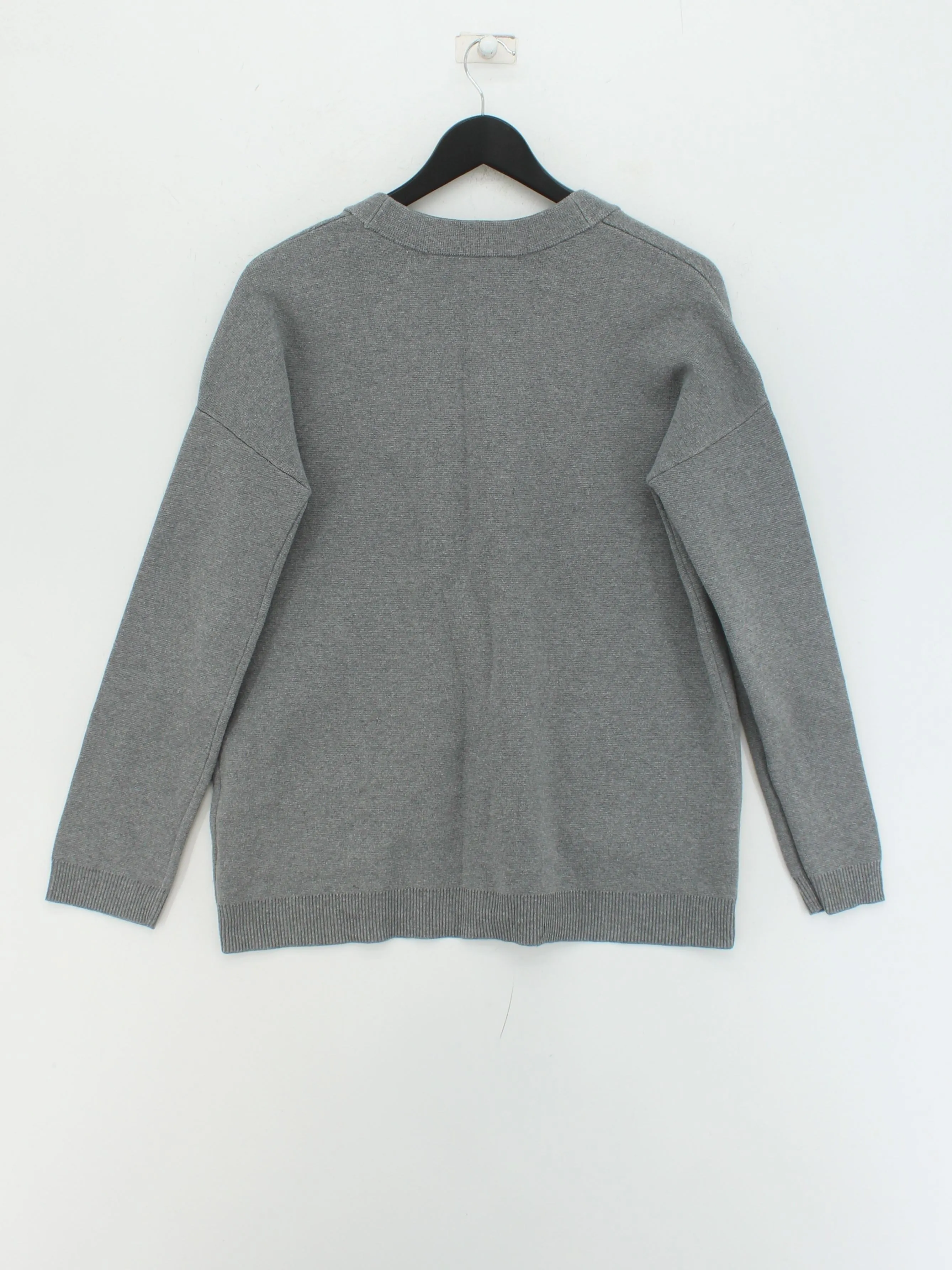 & Other Stories Women's Cardigan XS Grey 100% Cotton