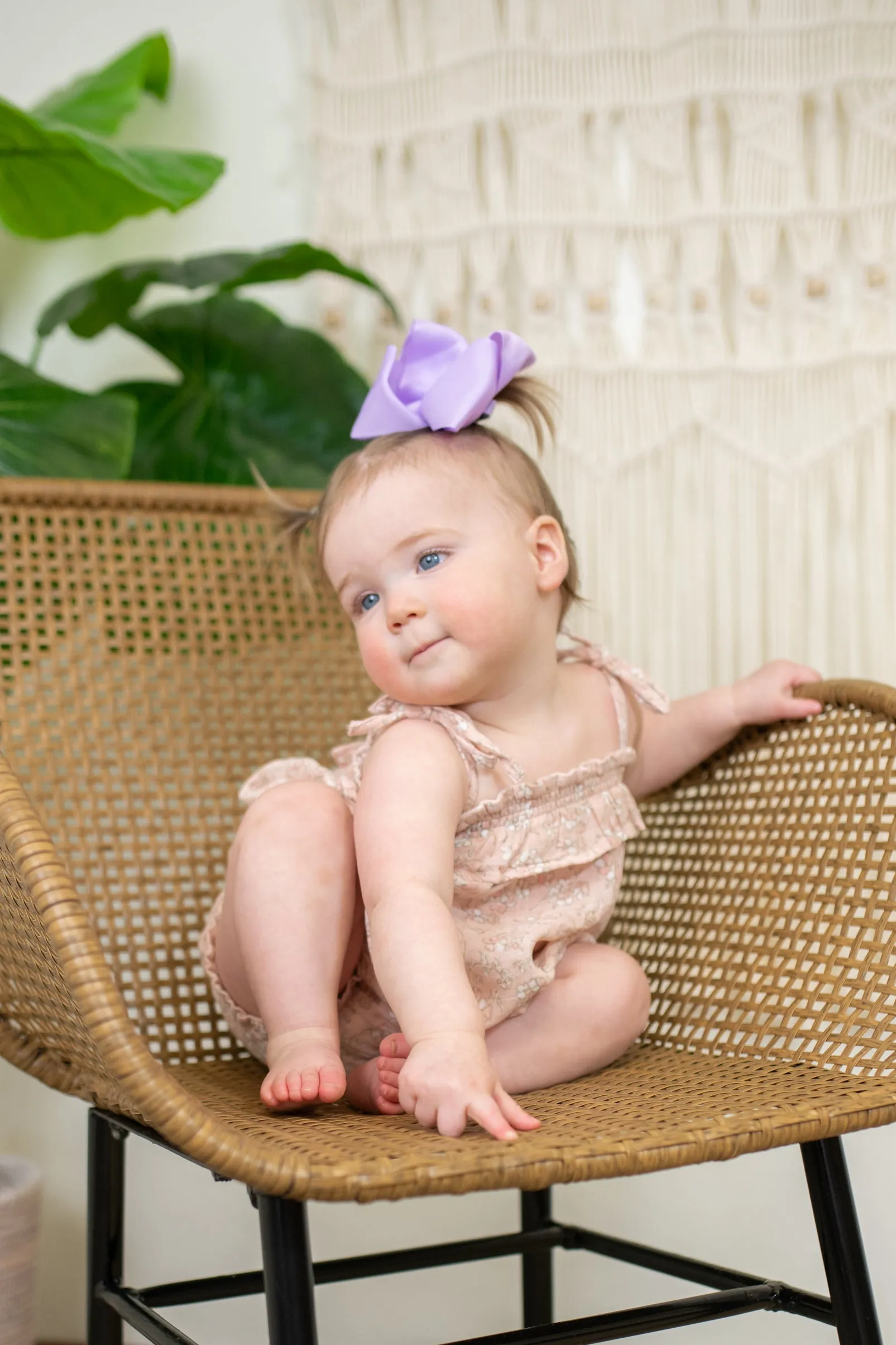 Babys Breath Floral Ruffle Top & Bloomer