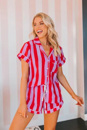 BL Aurora Candy Cane PJ Set