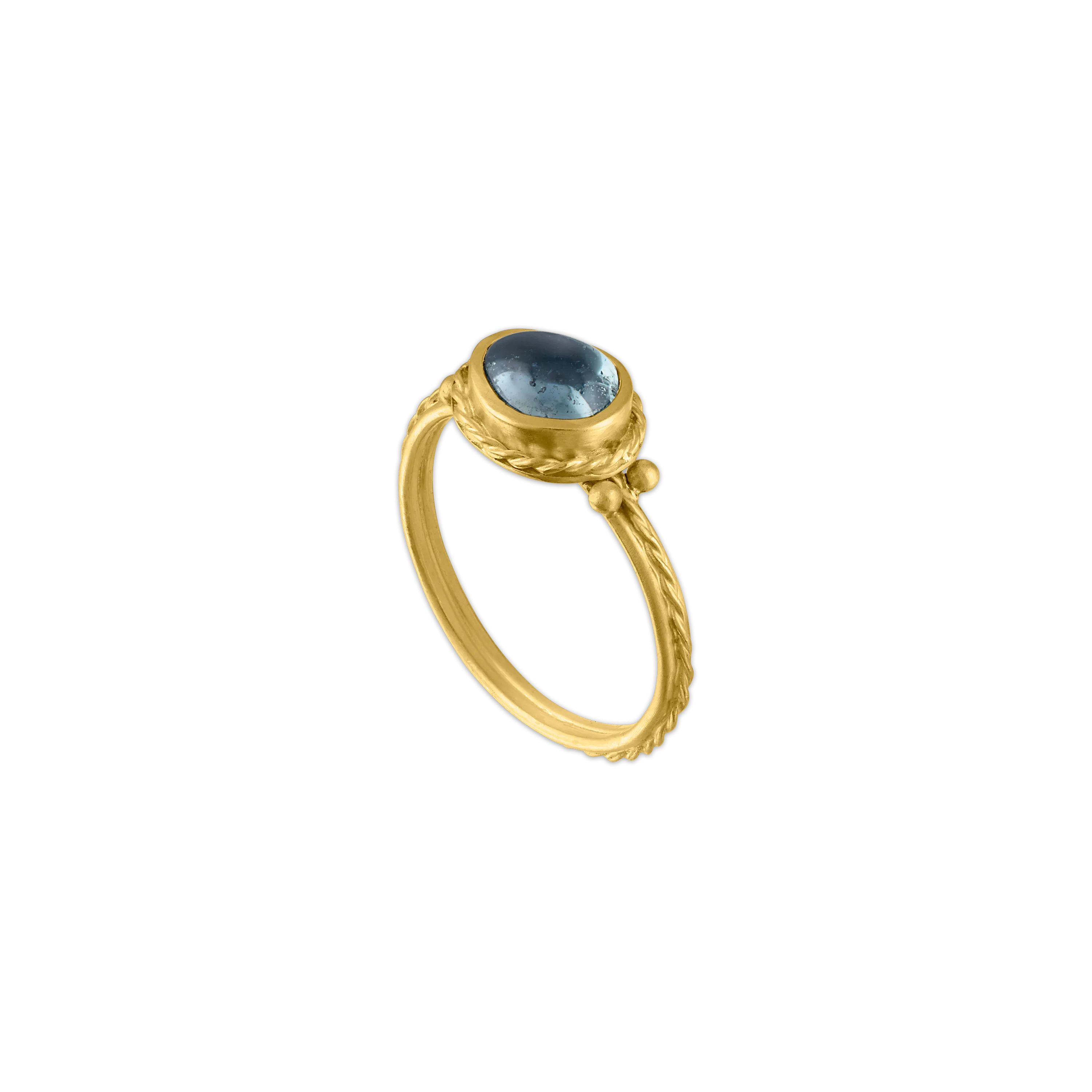 Blue Sapphire Chorda Ring