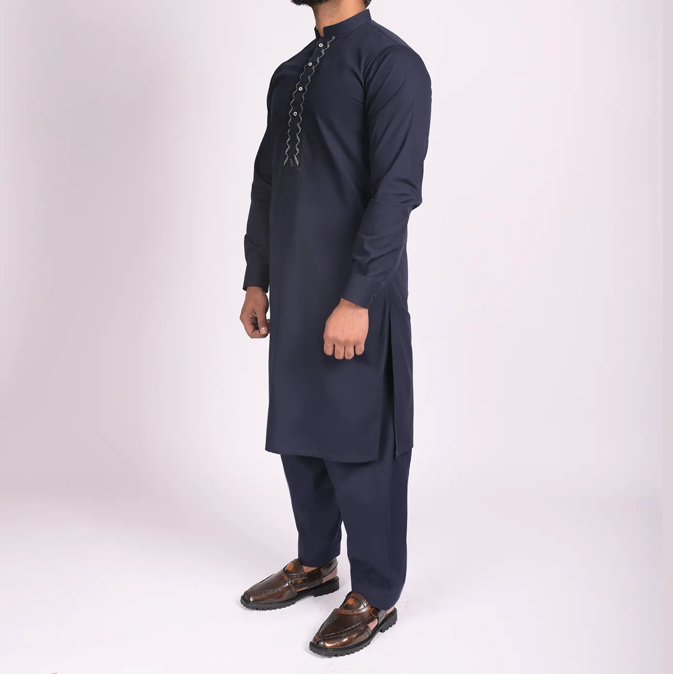 Blue Shalwar Qameez