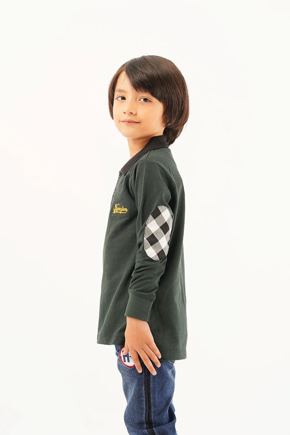 Boy's Full Sleeve Fashion Polo