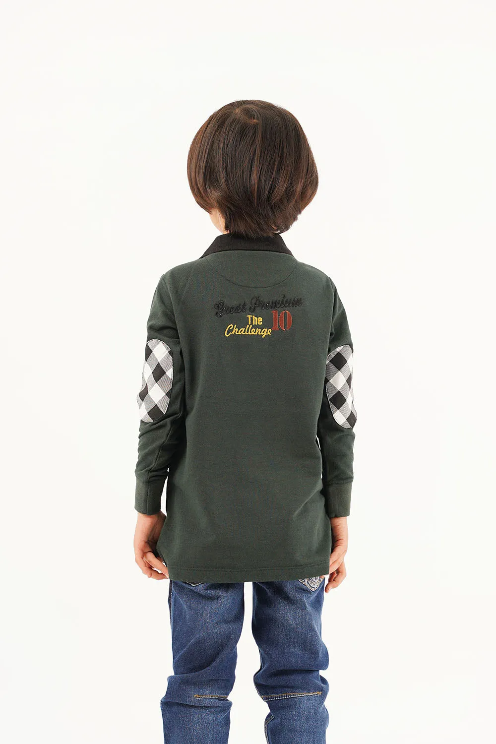 Boy's Full Sleeve Fashion Polo