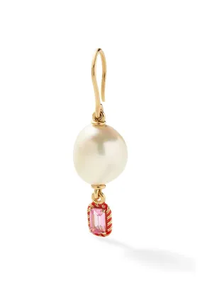 Cocktail Streamer Pearl Drop Earring - In Stock