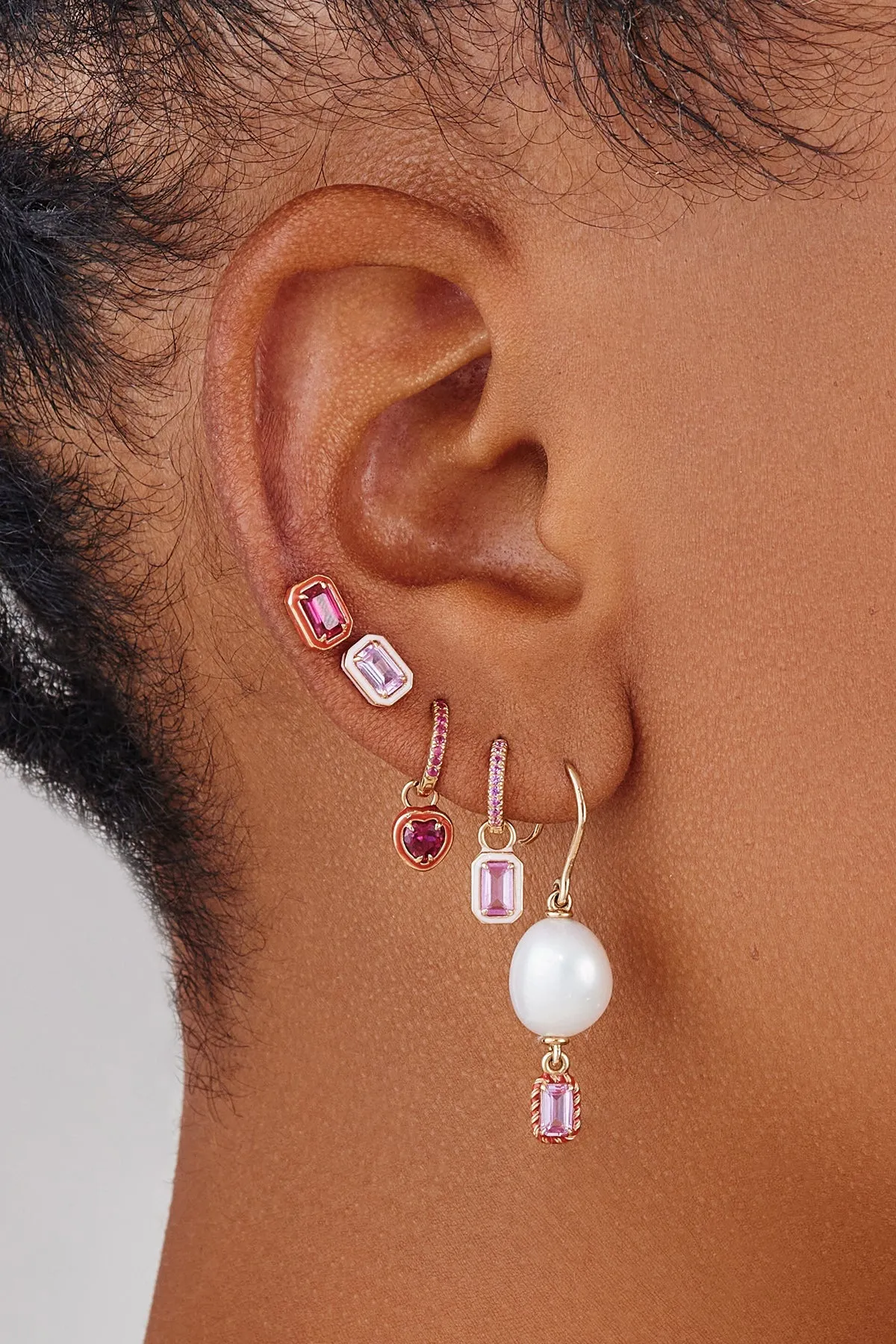 Cocktail Streamer Pearl Drop Earring - In Stock