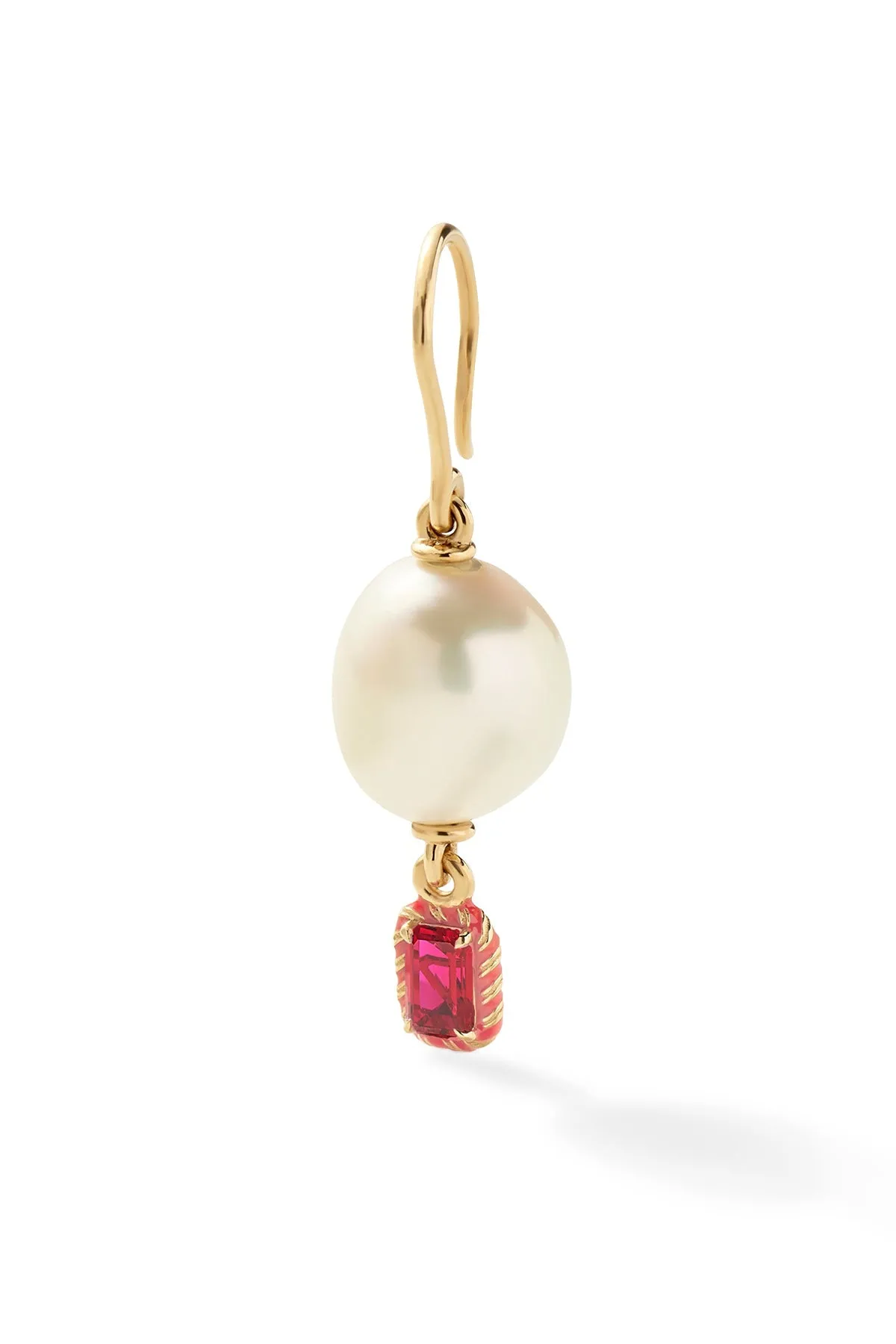 Cocktail Streamer Pearl Drop Earring - In Stock