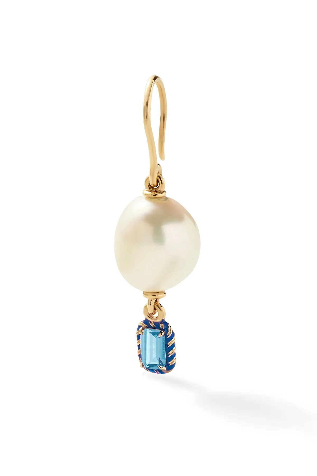 Cocktail Streamer Pearl Drop Earring - In Stock