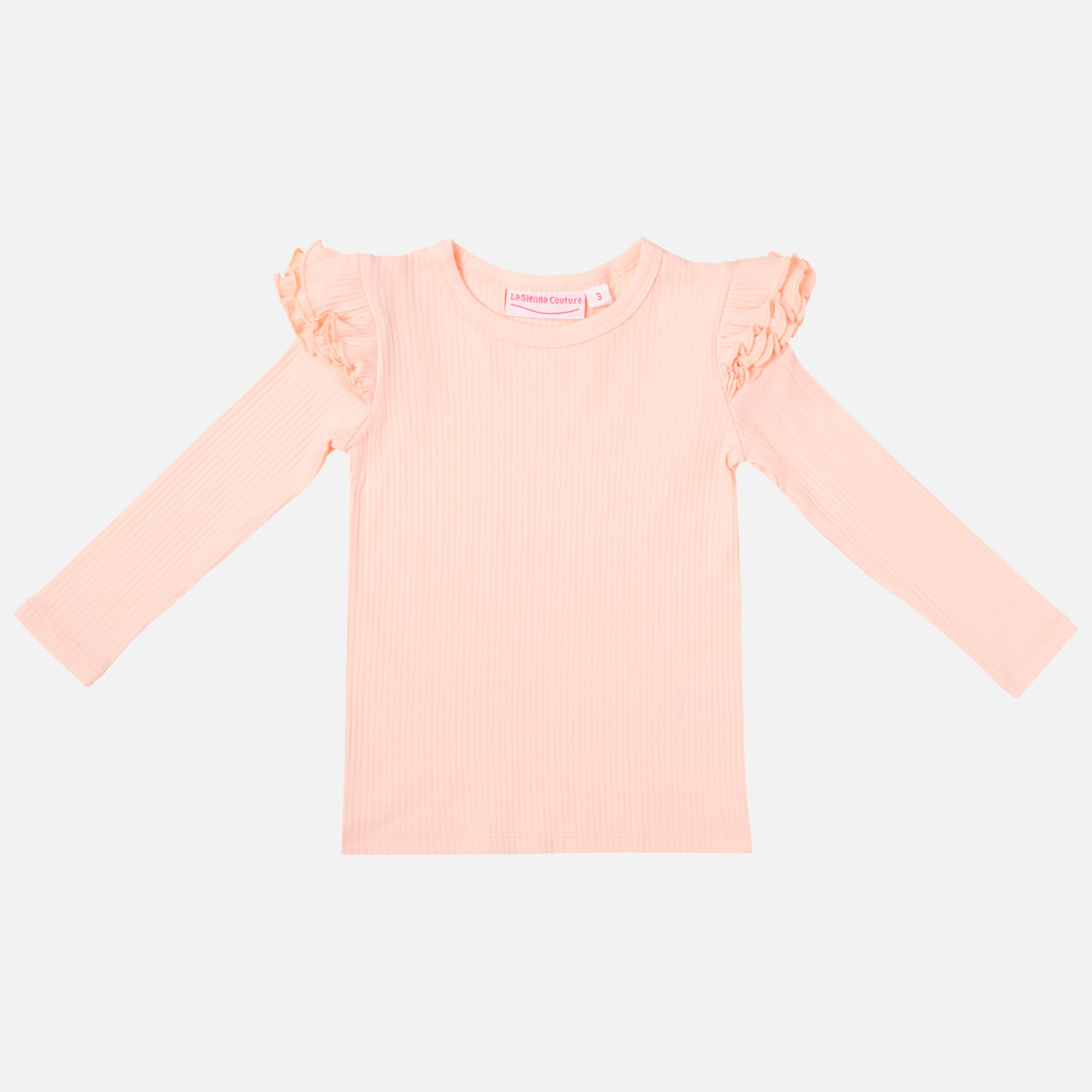 Cozy Long Sleeve Flutter - Peach Dust