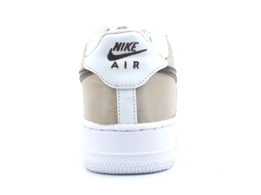 CUSTOM / Nike Air Force 1 Sneaker AF1 White Beige CW2288-111