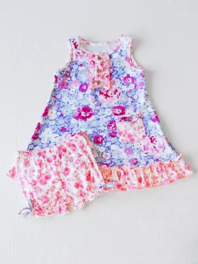 Everyday Play Dress - Pastel Carnations