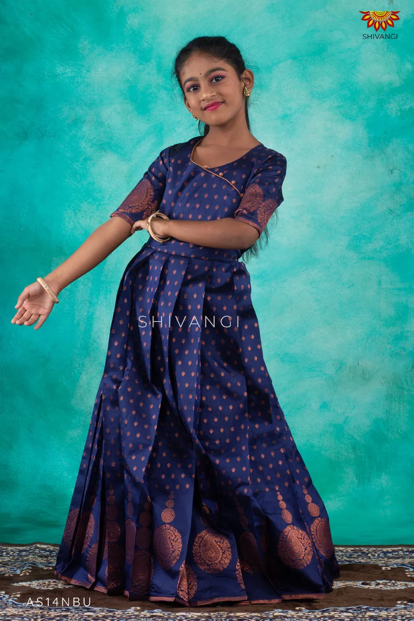 Girls Mango Droplet Long Gown For Girls