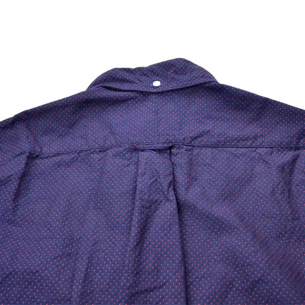 Gitman Vintage - Indigo Pin Dot Shirt - Navy / Red