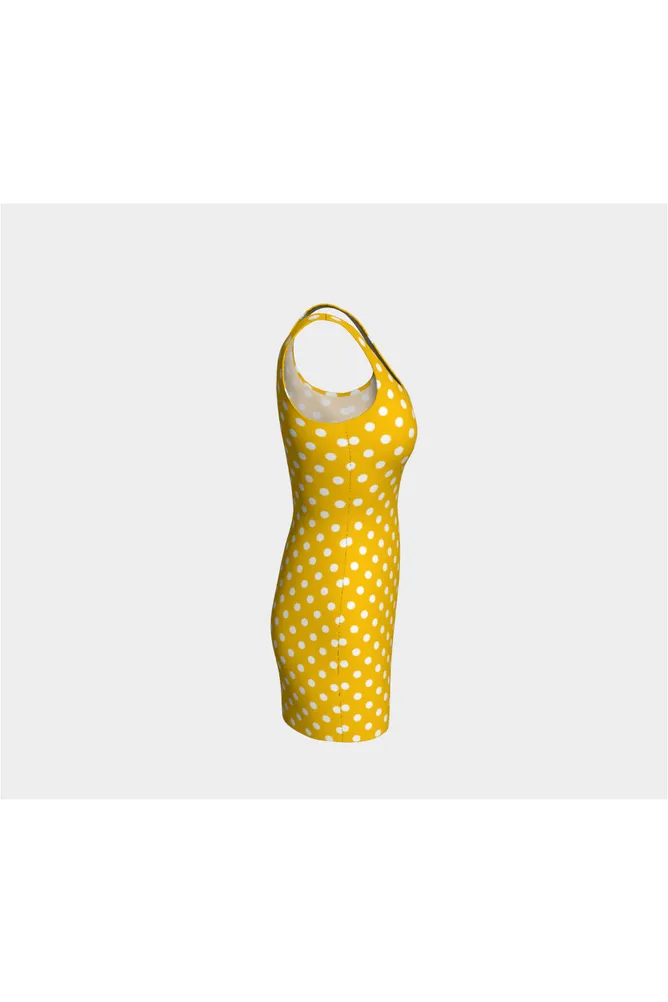 Golden Yellow Bodycon Dress