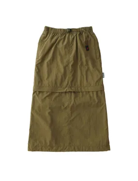 Gramicci Convertible Micro Ripstop Skirt Army Green