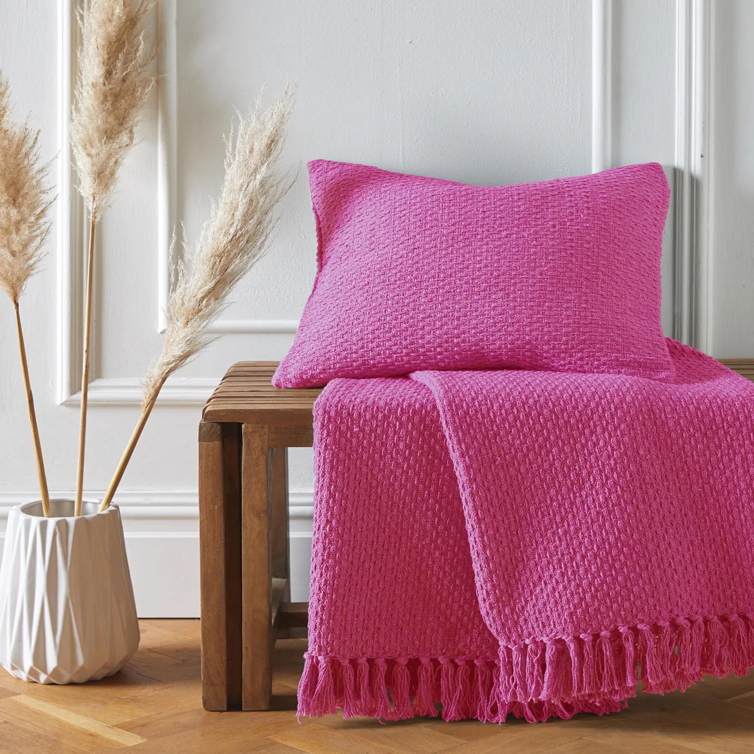 Hanson Pink Throw 130 X 180