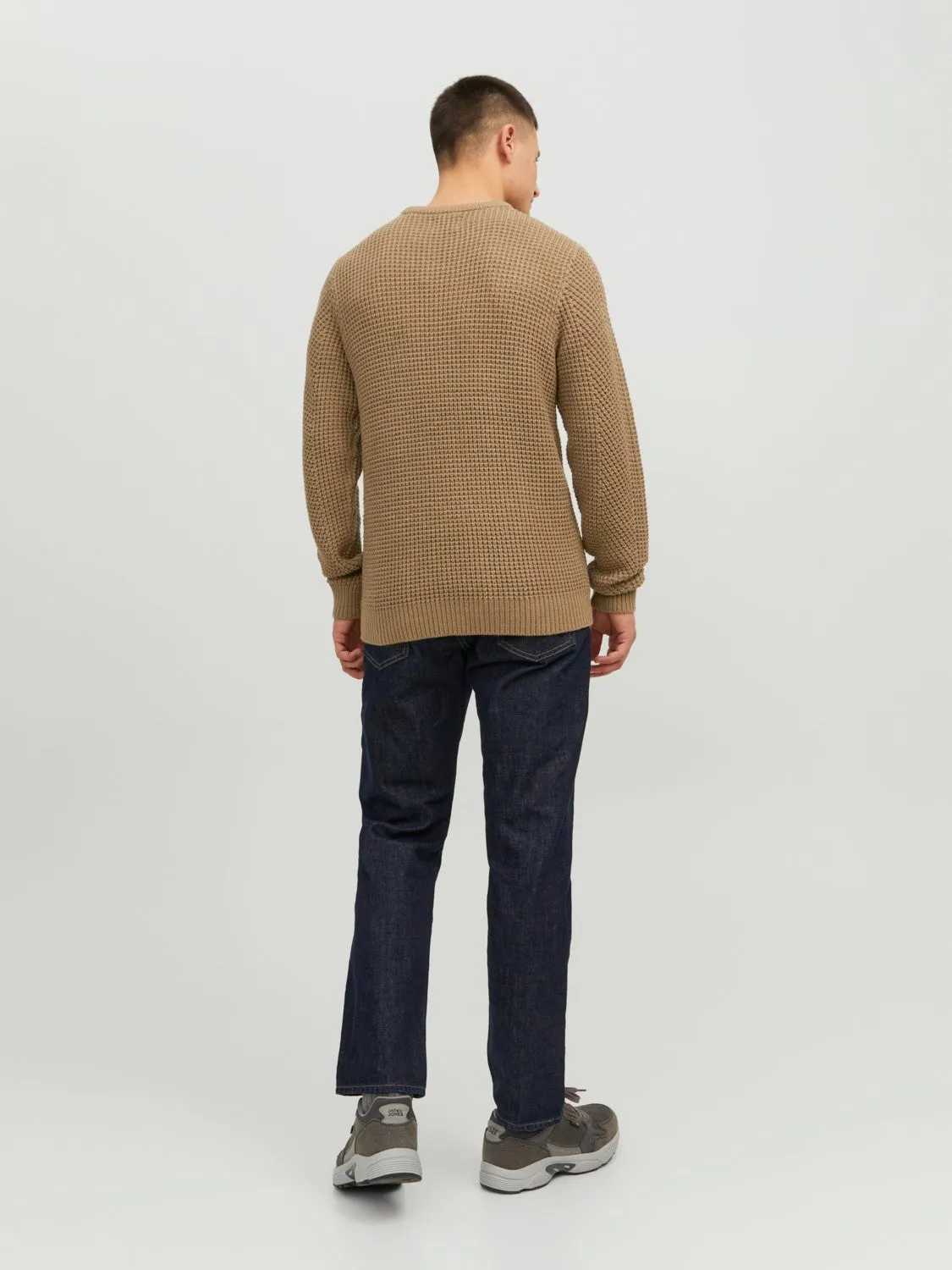 Jack & Jones Mens 'JJSTANDFORD' Crew Neck Knit Jumper