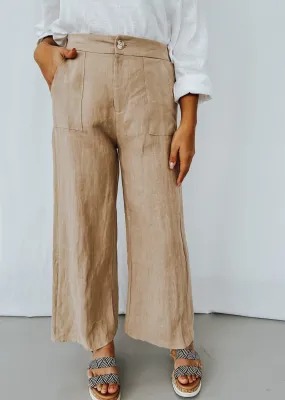 Jude Linen Pants - Natural