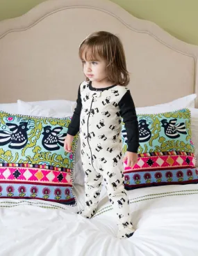 Kid's Footed Panda Pajamas