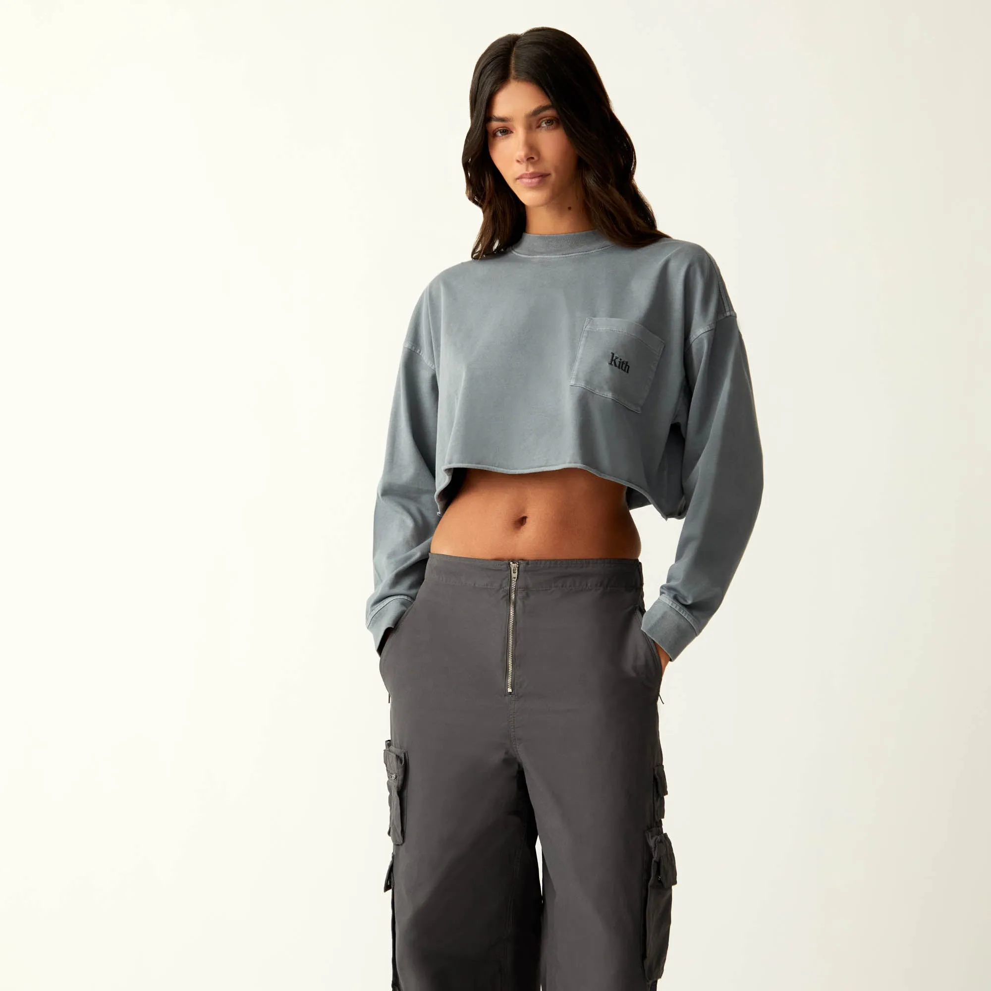 Kith Women Jasper Long Sleeve - Asteroid