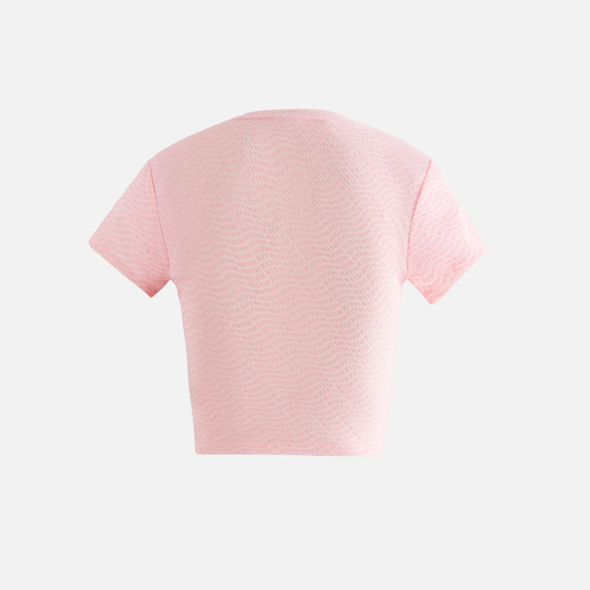 Kith Women Mulberry III Monogram Wave Mesh Tee - Pointe