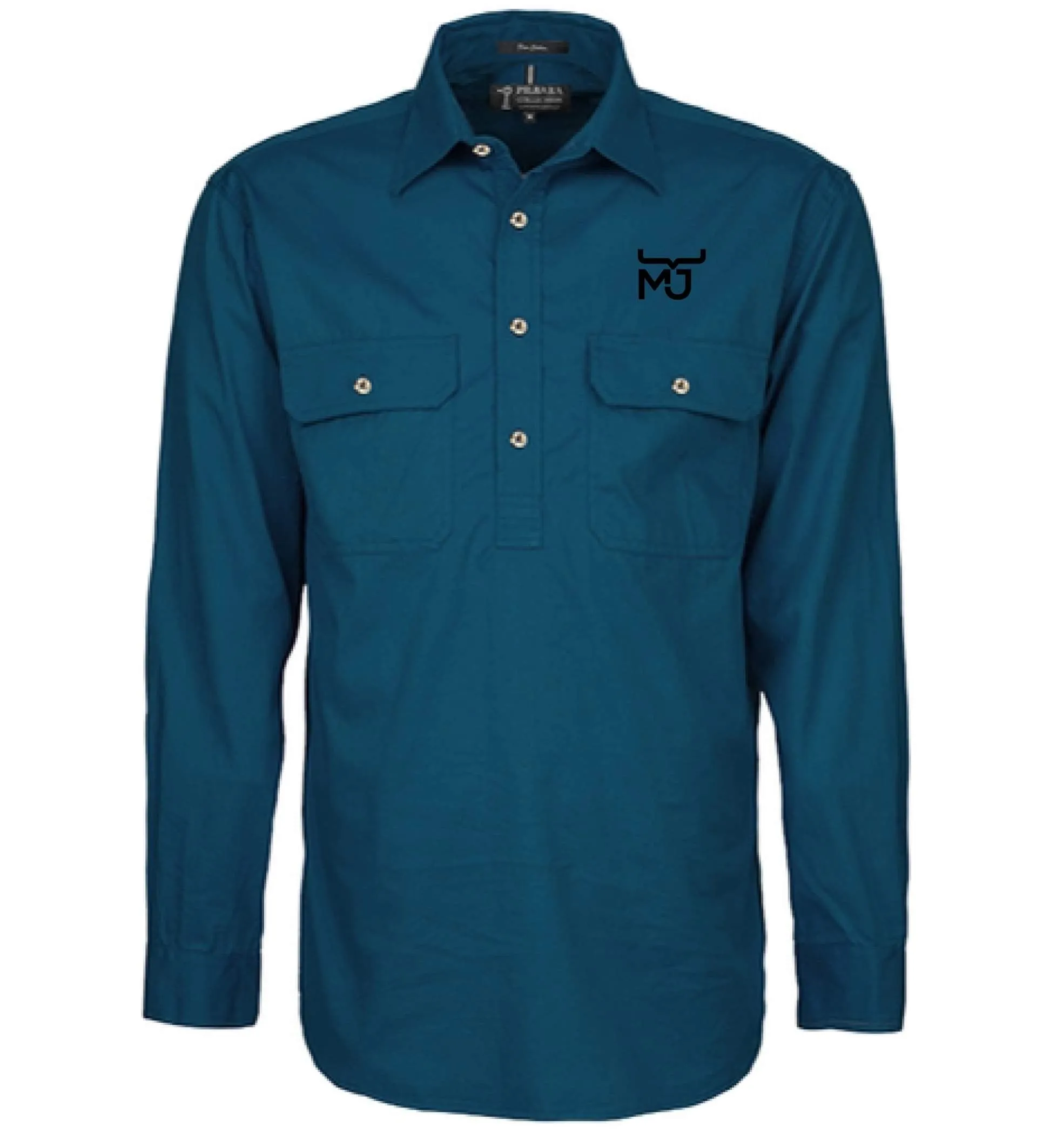 Men's 1/2 Placket Light Cotton Shirt