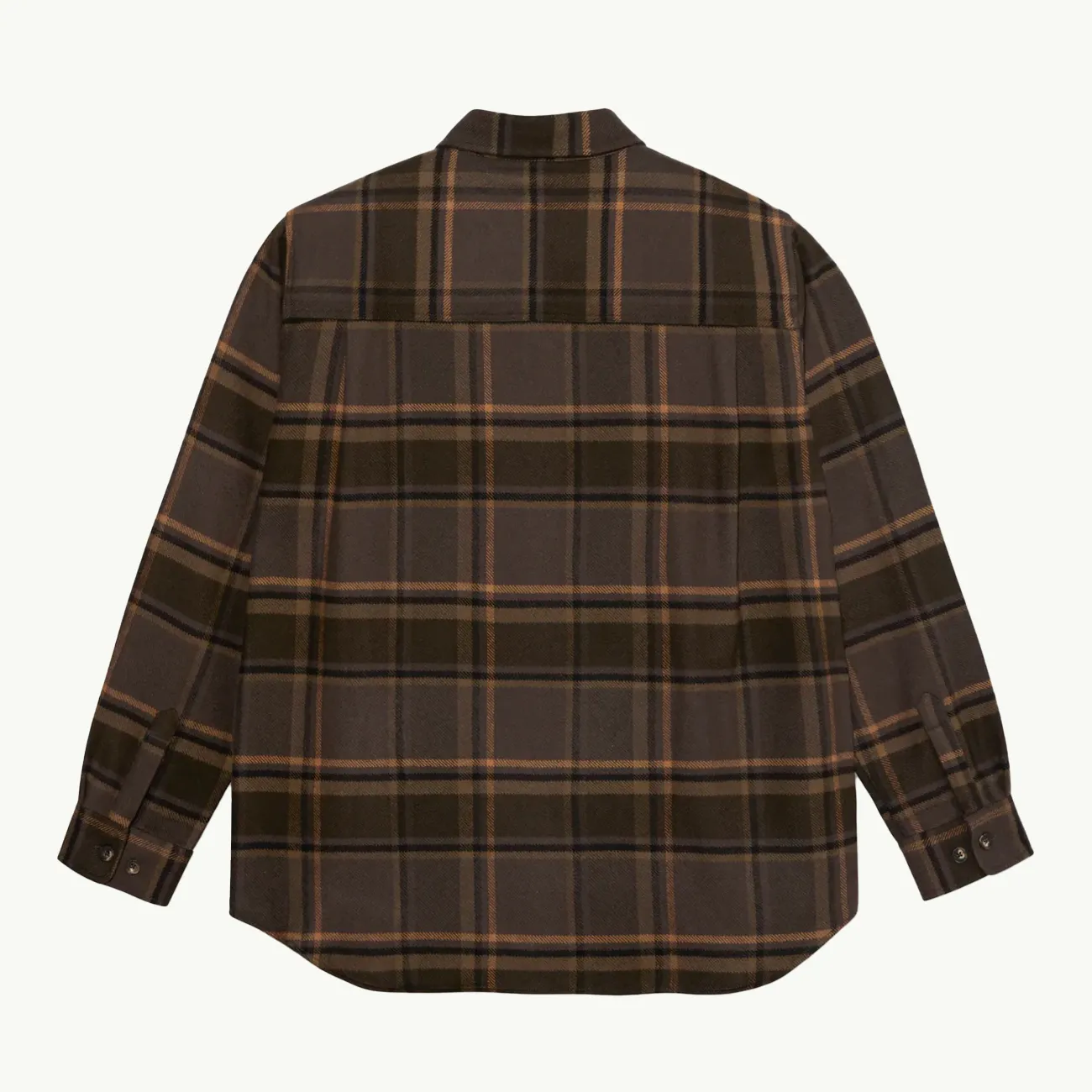 Mike LS Flannel Shirt - Brown/Mauve