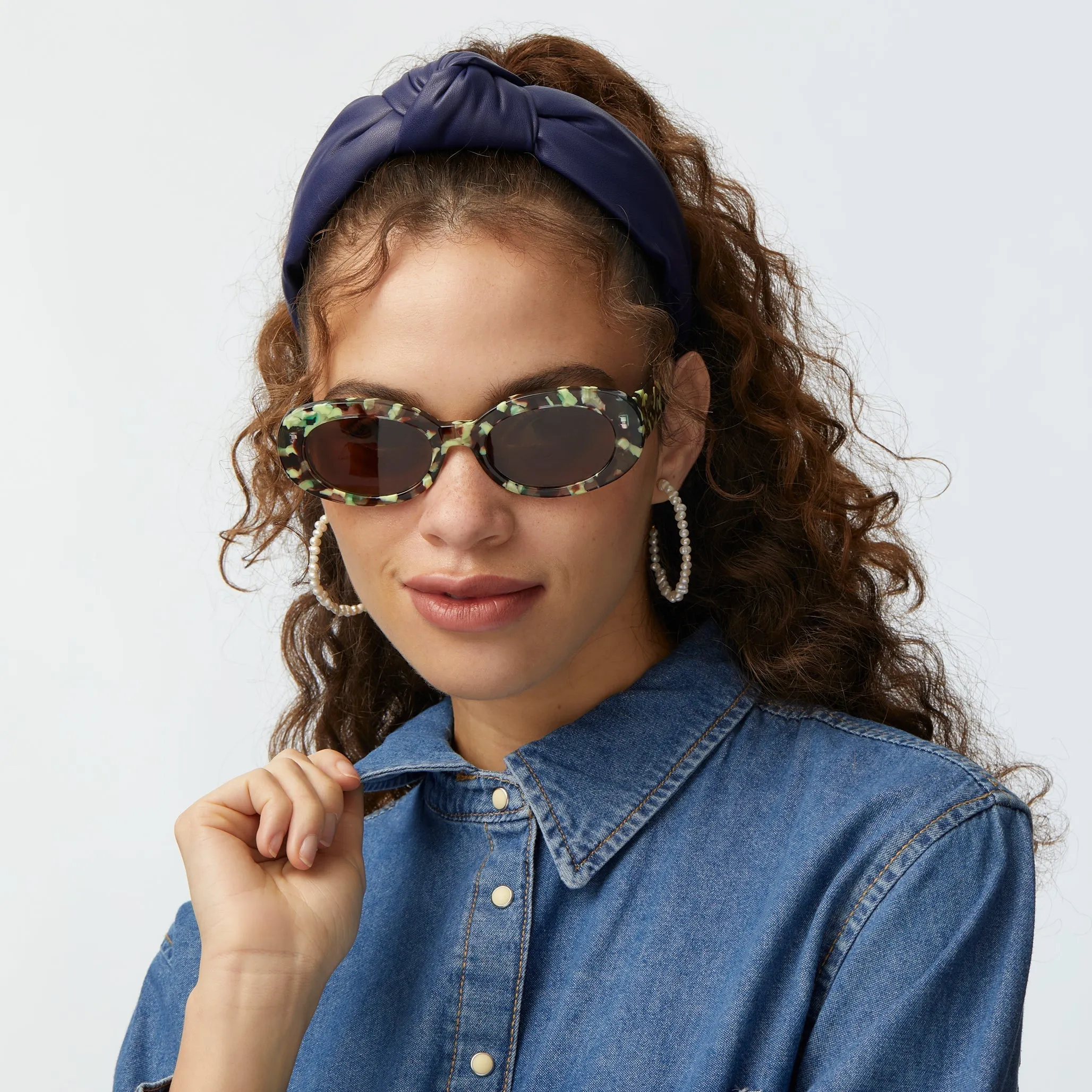 MOSS OCEANSIDE OVAL SUNGLASSES