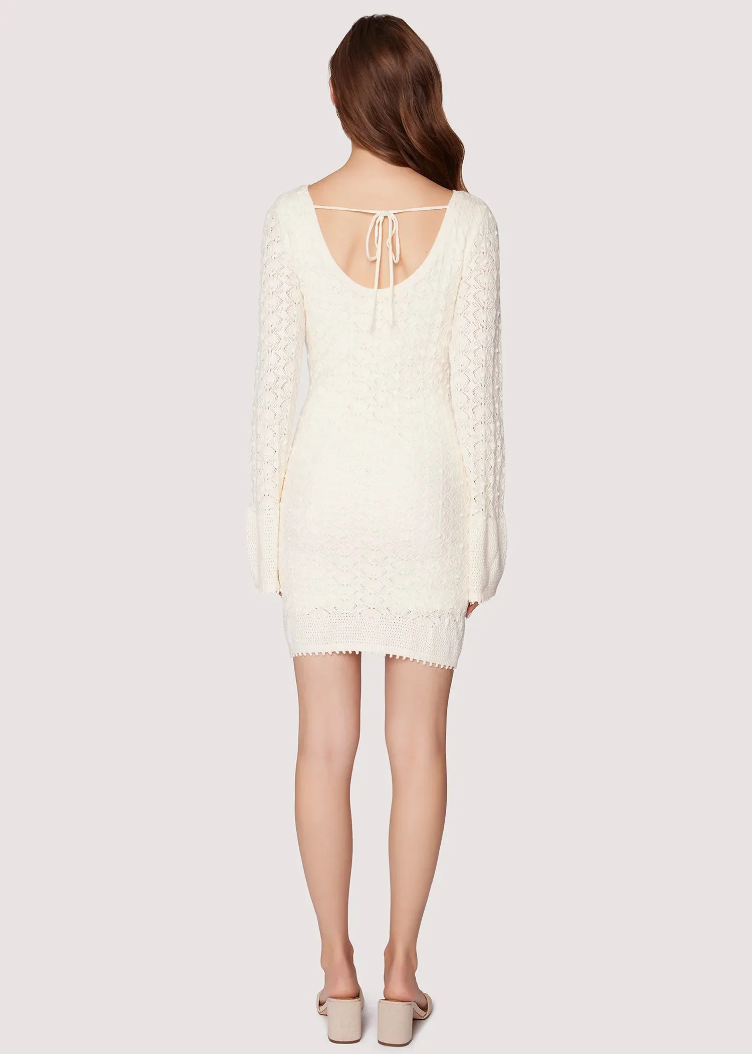 Serena Pointelle Knit Mini Dress