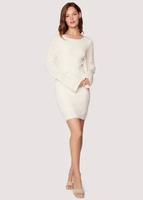 Serena Pointelle Knit Mini Dress