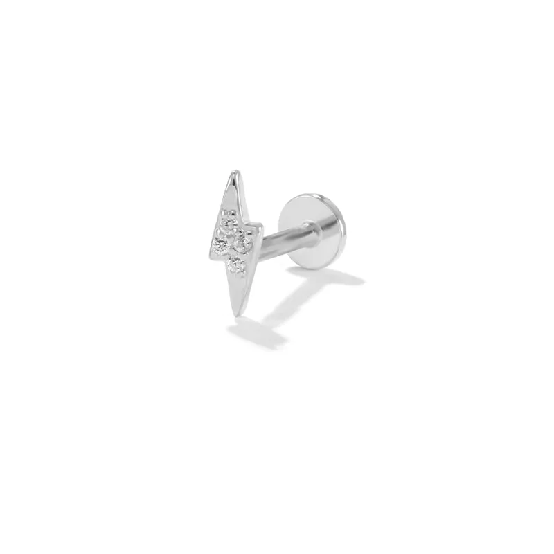 Sterling Silver Zircon Stud Earring For Women