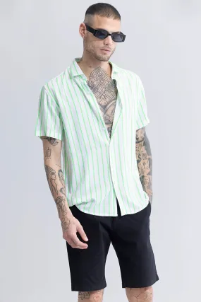 Stripe Vibe Green Shirt