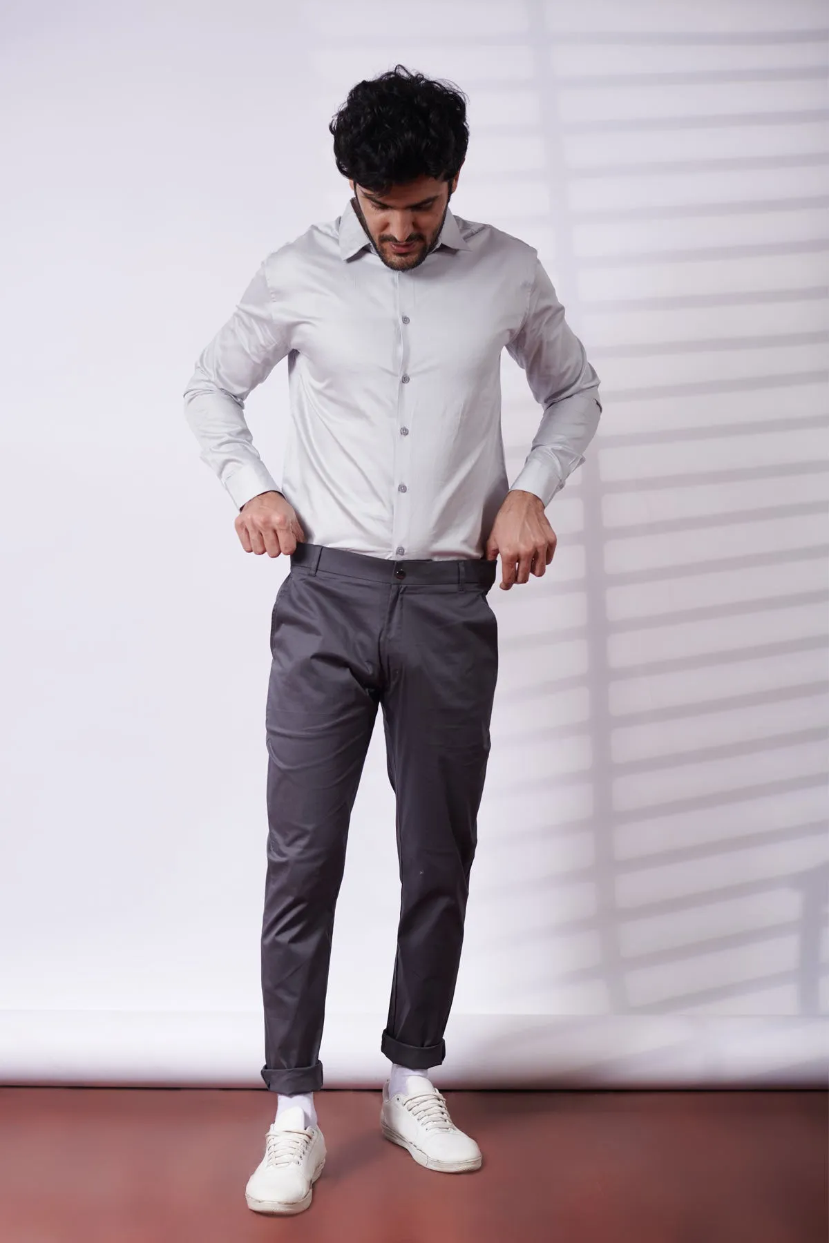 The Air Smoke Grey Trouser