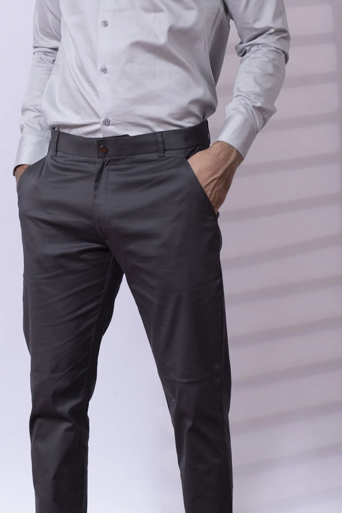 The Air Smoke Grey Trouser