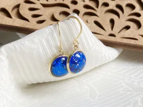 The Blue Drop earrings (gold or silver) - Glitter4Good