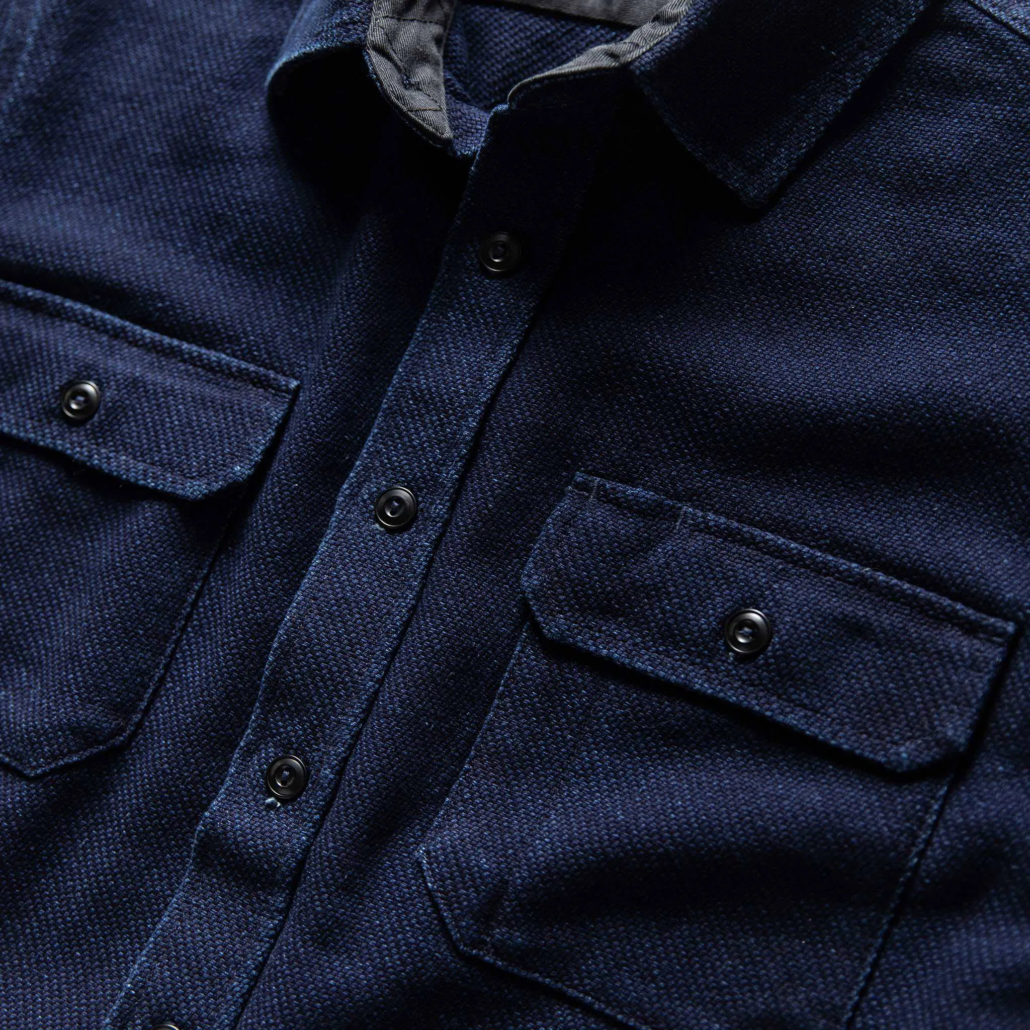 The Division Shirt in Indigo Twill