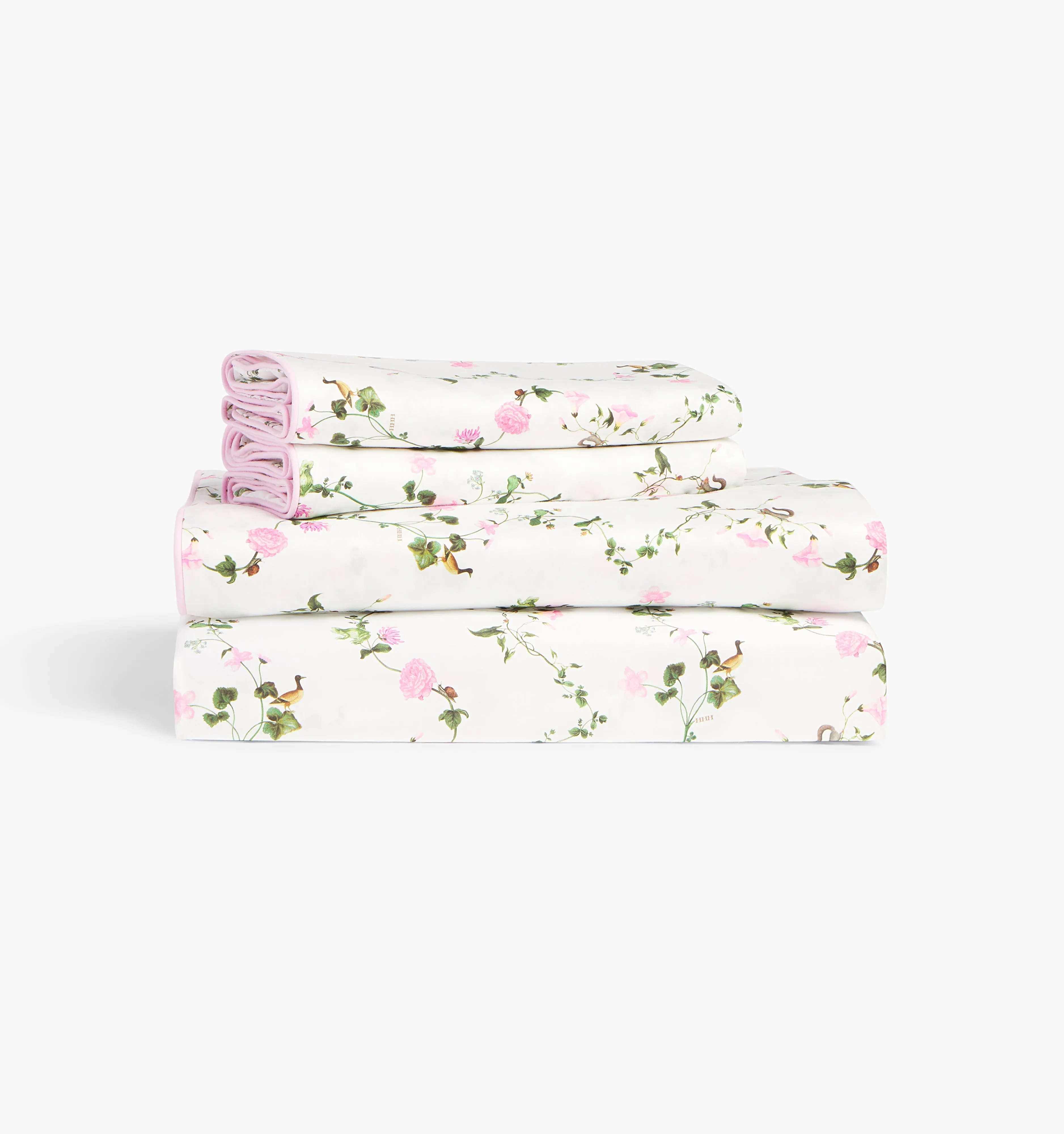 The Sheet Set - Pink Pond Floral