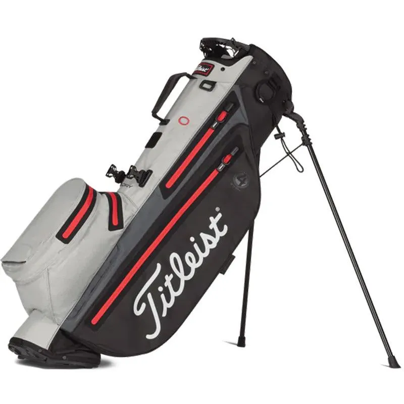 Titleist Sac Trépied Players 4 STA DRY NOIR GRIS ROUGE