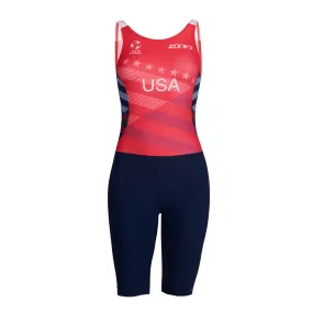 USA Triathlon Elite Open Back Women's Tri Suit