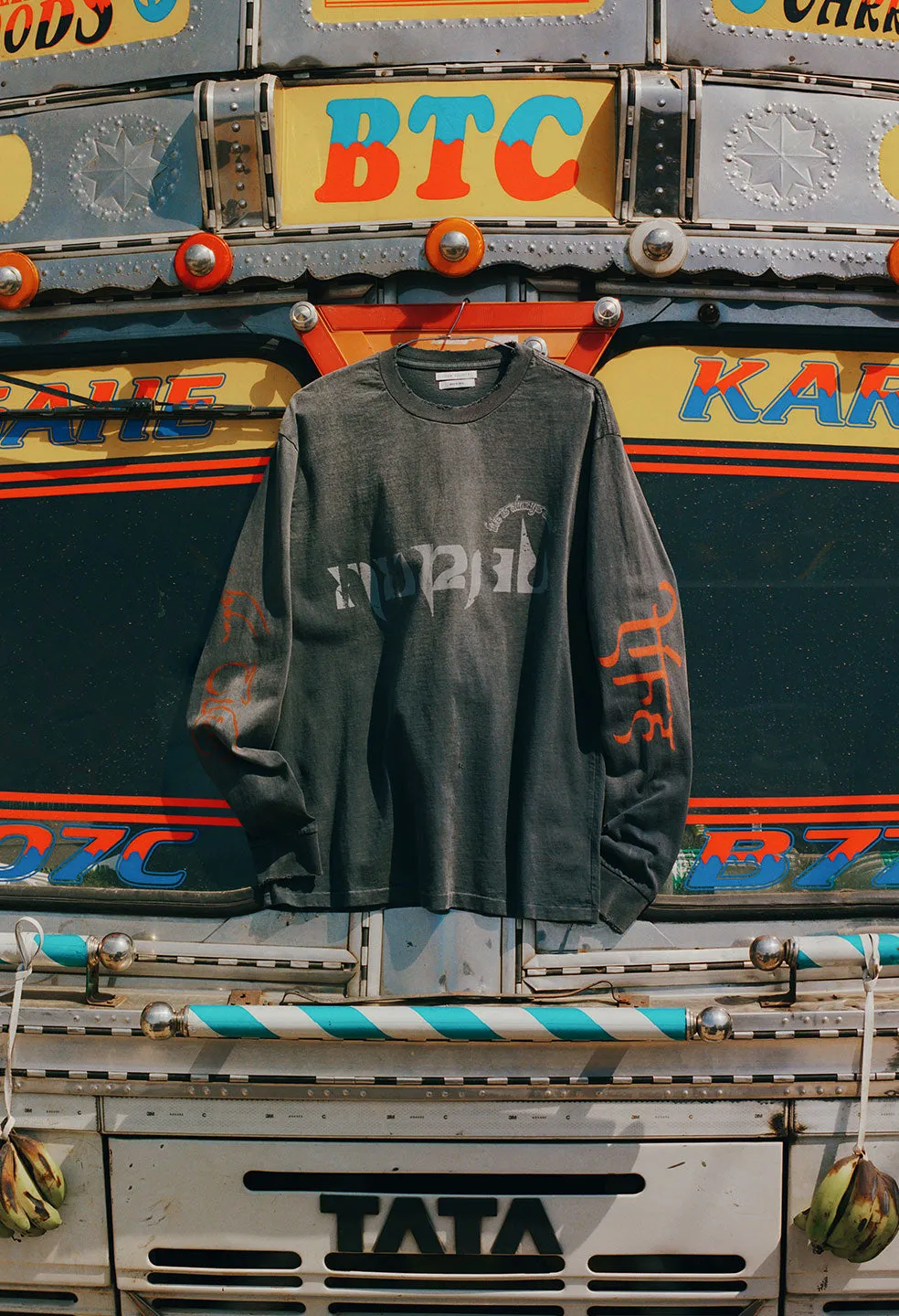 Vintage Ls Tee / Nepal Washed Black