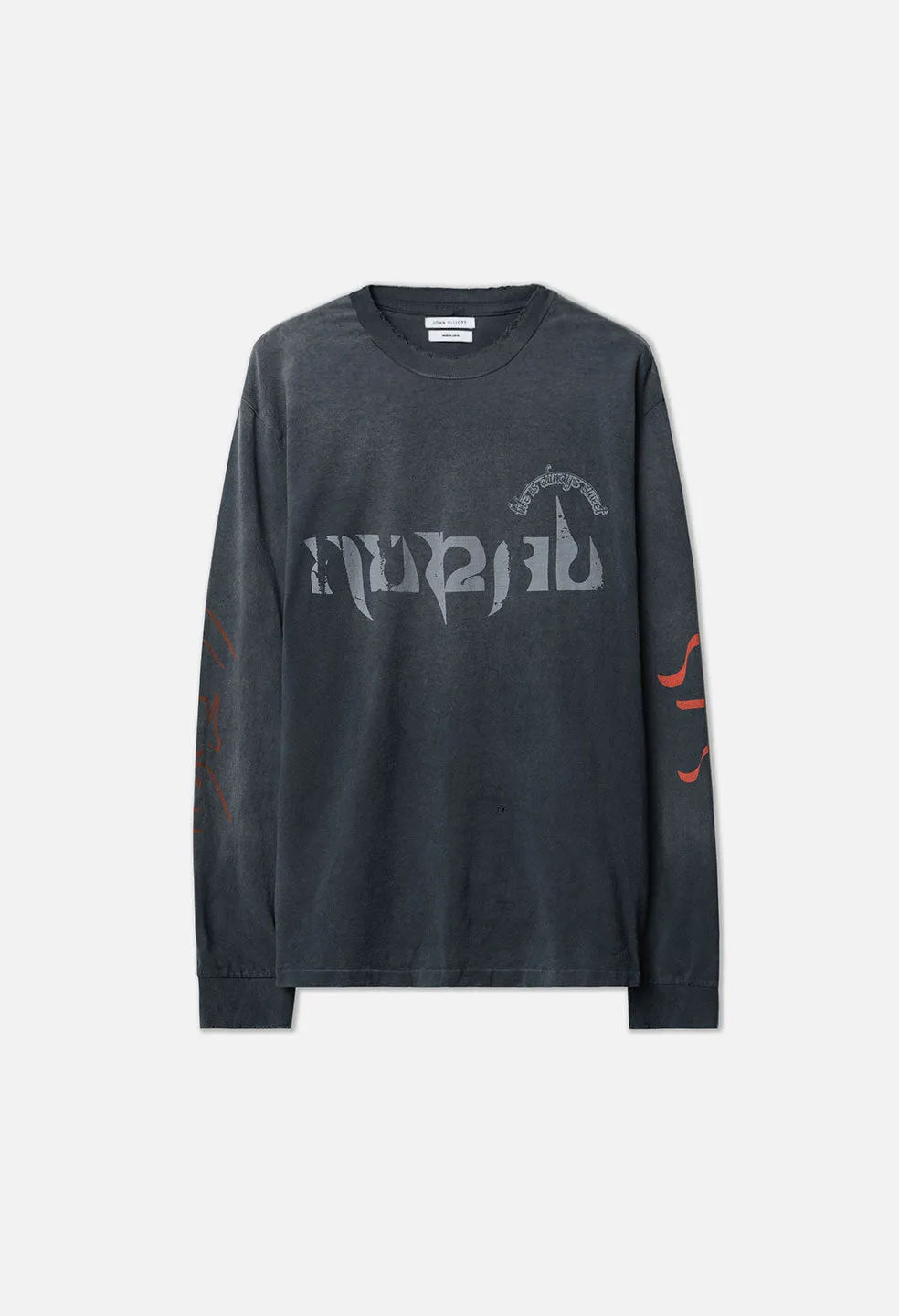 Vintage Ls Tee / Nepal Washed Black